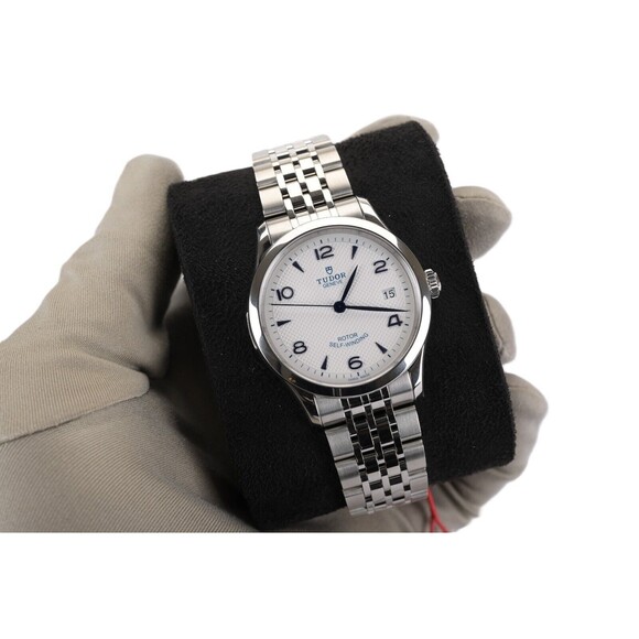 New 2024! TUDOR 1926 M91450-0005 Opaline & Blue Dial SS 36mm Watch - Full Set - Picture 7 of 7